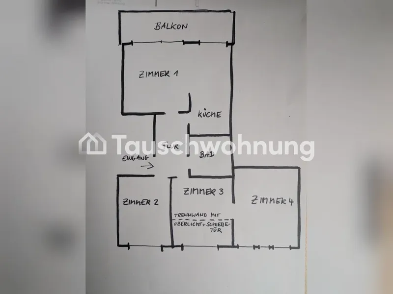 Tauschwohnung: Berlin: 4-Zimmer-Wohnung in Lichtenberg nahe Friedrichshain — photo 1